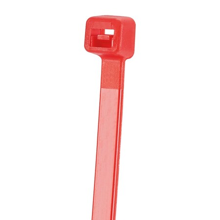 Panduit Cable Tie, 14-1/2 in L, 4.02 in Max Bundle Dia., Red, Nylon, 222 N Strength, 100 PK S15-50-C2